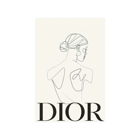 dior vintage poster|dior black and white poster.